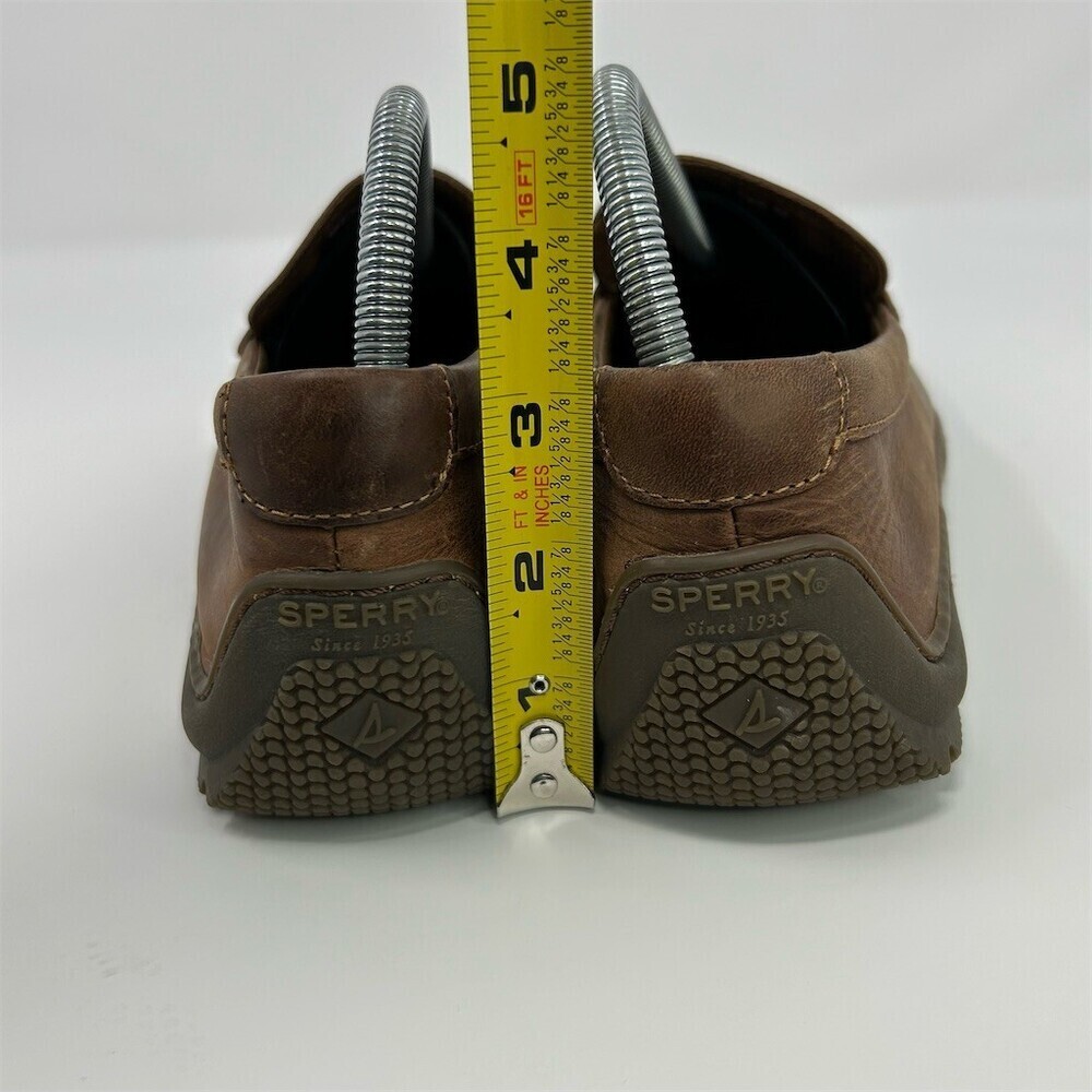 Sperry Top-Sider Men's Penny Loafers Brown Slip-On Moc Toe Memory Foam Size 8.5 - Picture 8 of 12